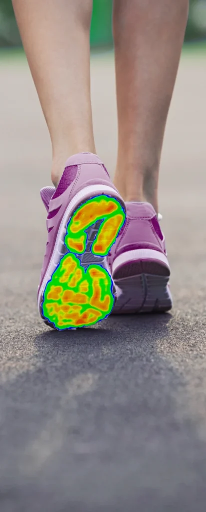 Trainers Walking Pressure